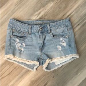 American eagle jean shorts